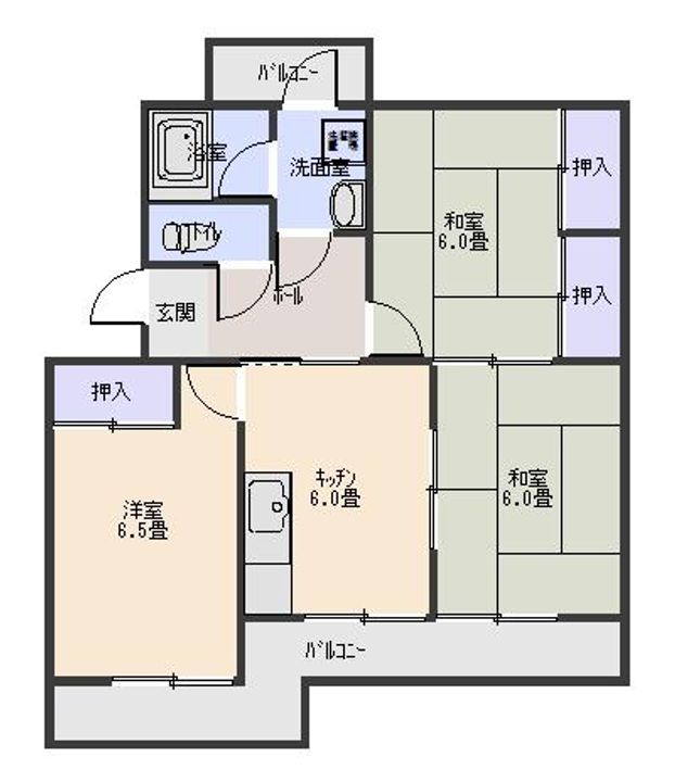 ドリームハイツ原の間取り