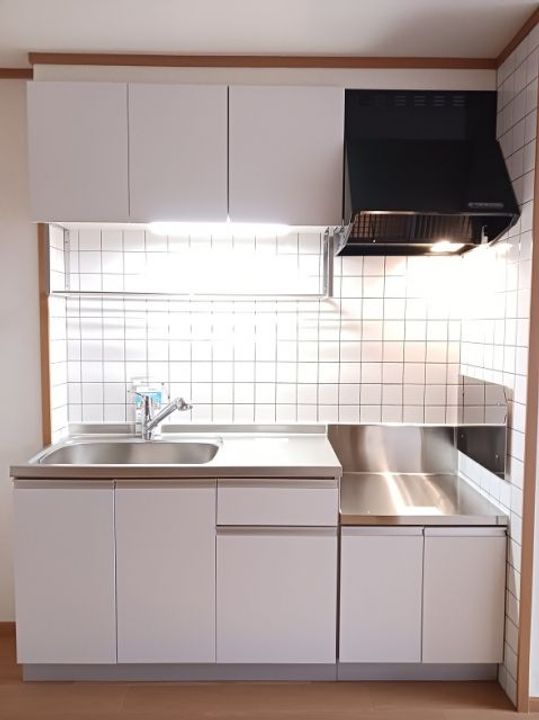 福島県福島市町庭坂字杉ノ下(アパート)の賃貸物件のキッチン