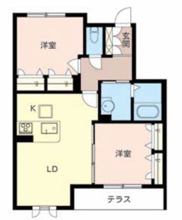 シャーメゾン竹城庵の間取り