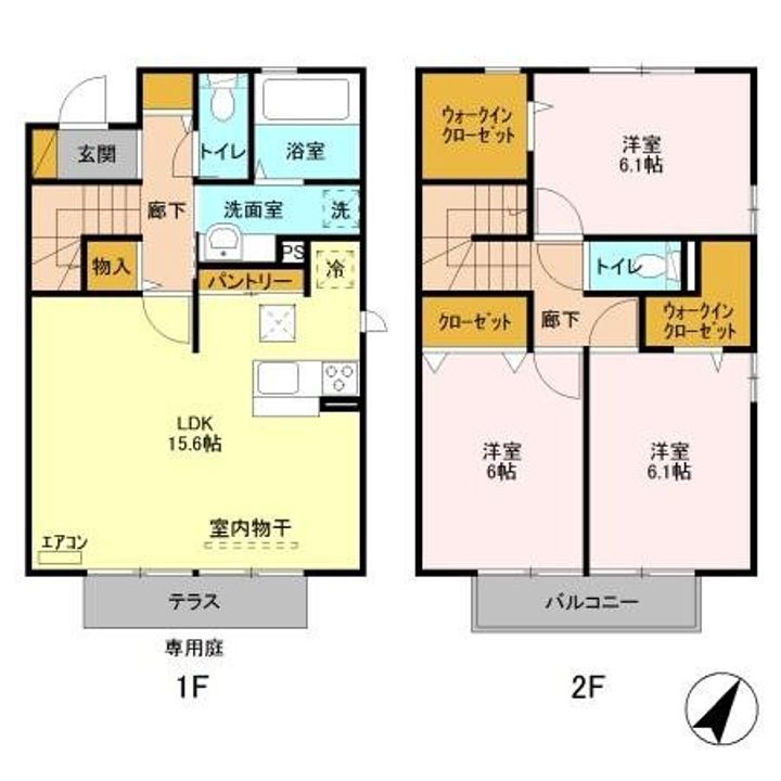 茨城県つくば市吾妻3(一戸建)の賃貸物件の間取り