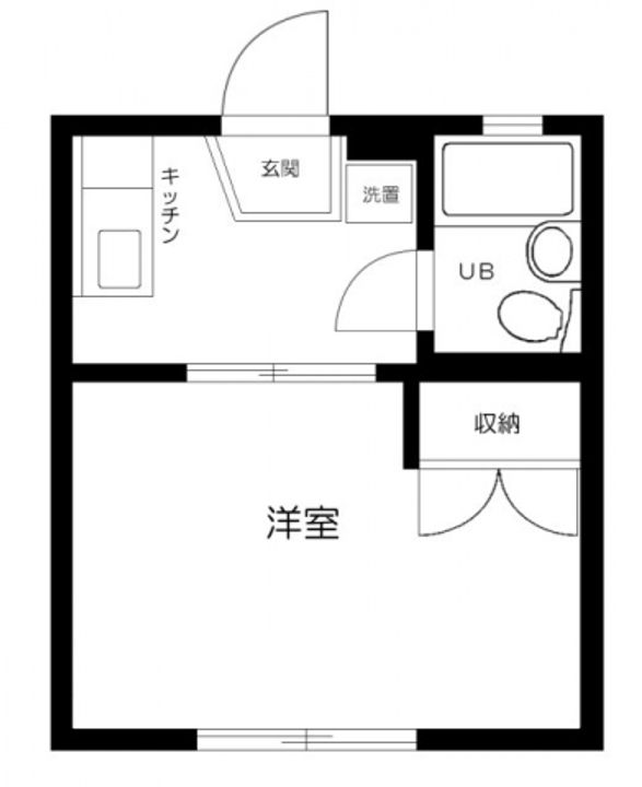 東京都中野区鷺宮1(アパート)の賃貸物件の間取り