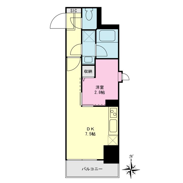 プライムネクサス大森海岸駅の間取り