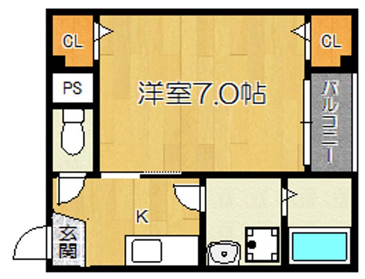コンフォール姫里IIの間取り