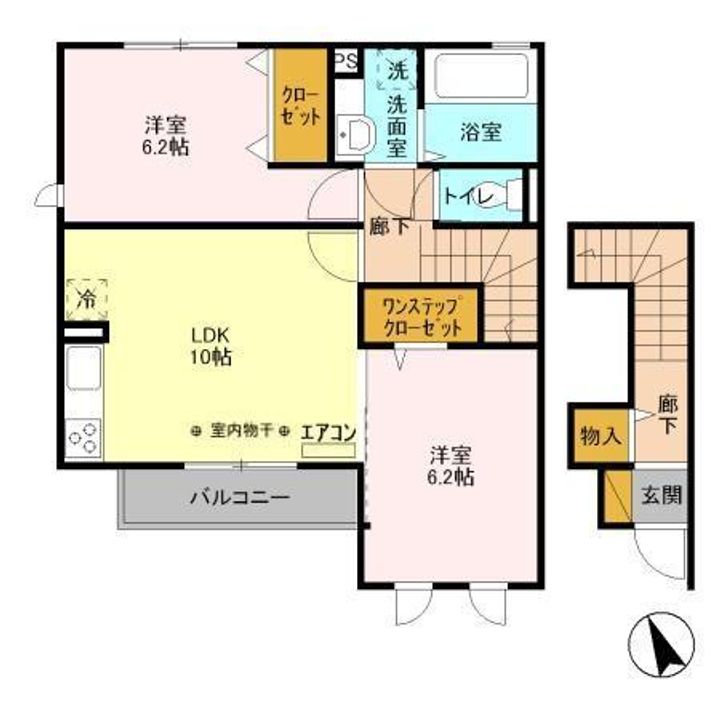 シャリテレーヴBの間取り