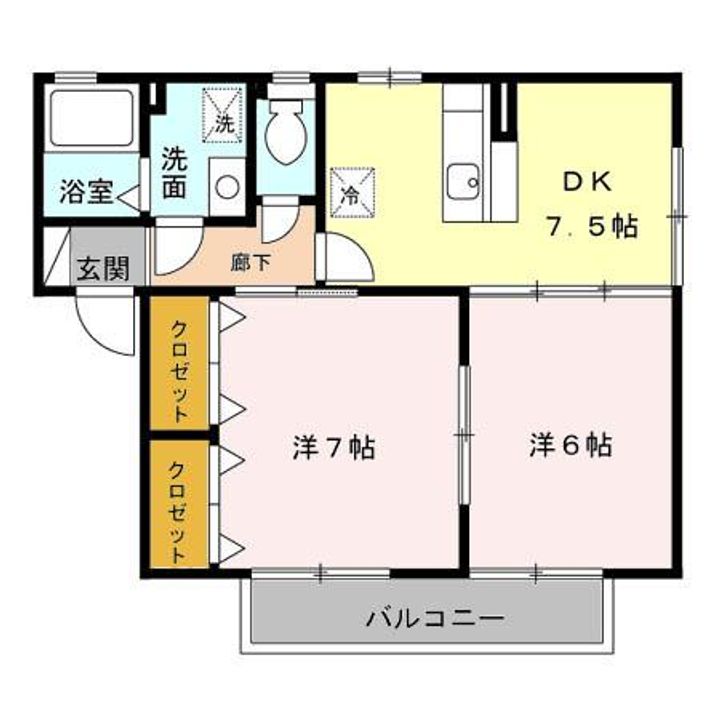 愛知県碧南市植出町4(アパート)の賃貸物件の間取り