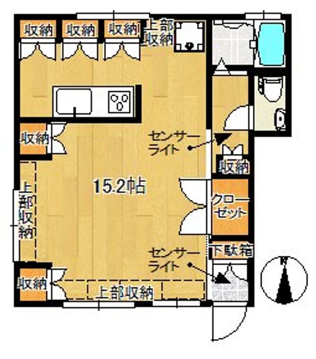 荒川マンションの間取り