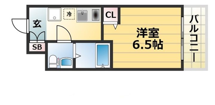グリーン・ネス神戸駅前の間取り