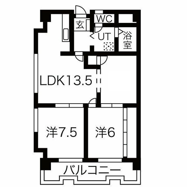 ルミエールIの間取り
