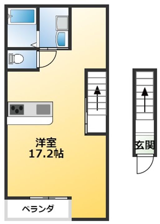 ボンジュール追分の間取り