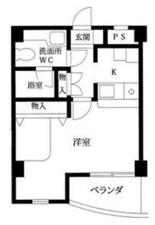 パラドール恩地の間取り