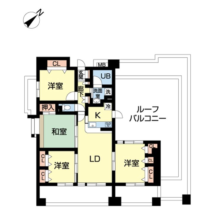 グランリーブルの間取り