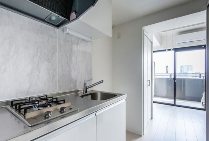 福岡県福岡市中央区大手門2(マンション)の賃貸物件のキッチン