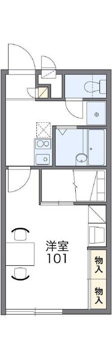 レオパレスフィオーレの間取り