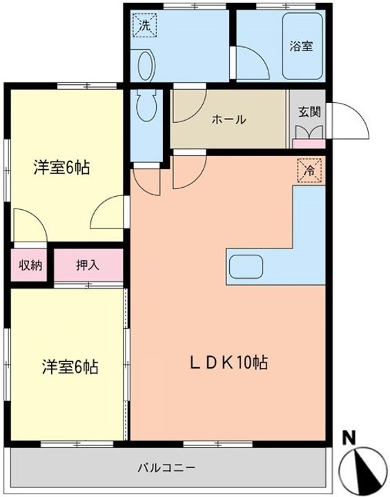エトワールハイツ足利の間取り