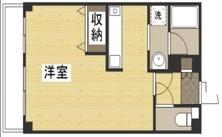 岡山県倉敷市二子の賃貸マンションの間取り
