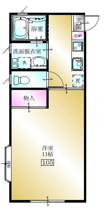 モントレー多賀城Iの間取り
