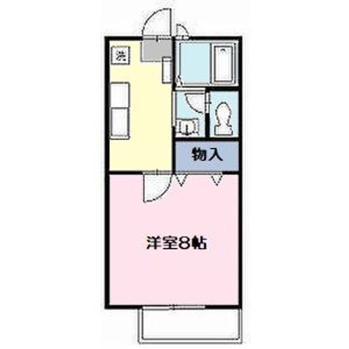 栃木県宇都宮市野沢町(アパート)の賃貸物件の間取り