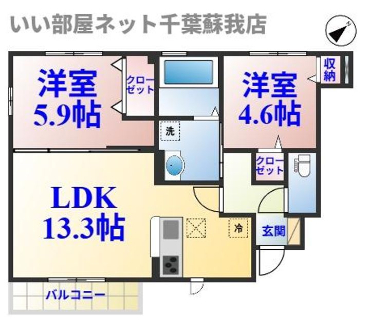 バニュルスVの間取り