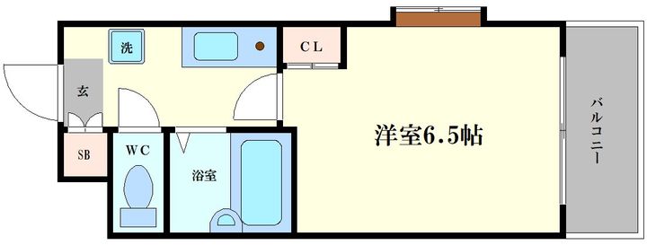 大阪府大阪市港区築港3(マンション)の賃貸物件の間取り