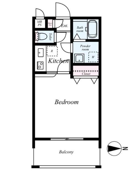 エンクレスト博多の間取り
