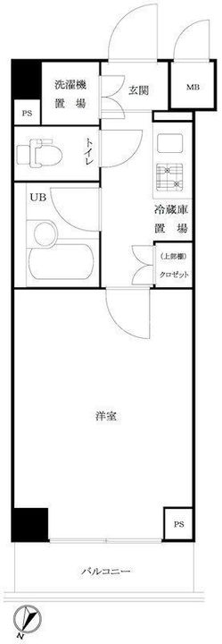 ルーブル武蔵小杉弐番館の間取り