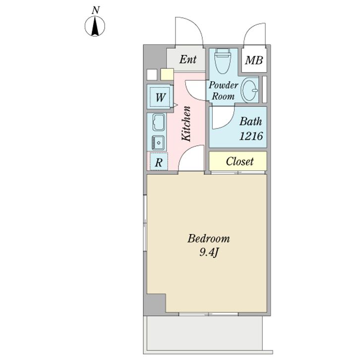 アルティス芝公園の間取り