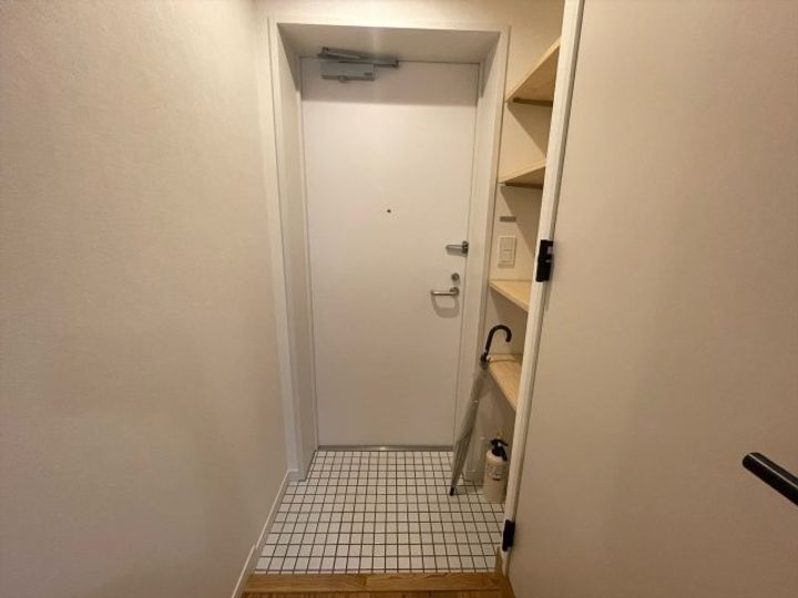 オーパスホームズ芝公園の玄関