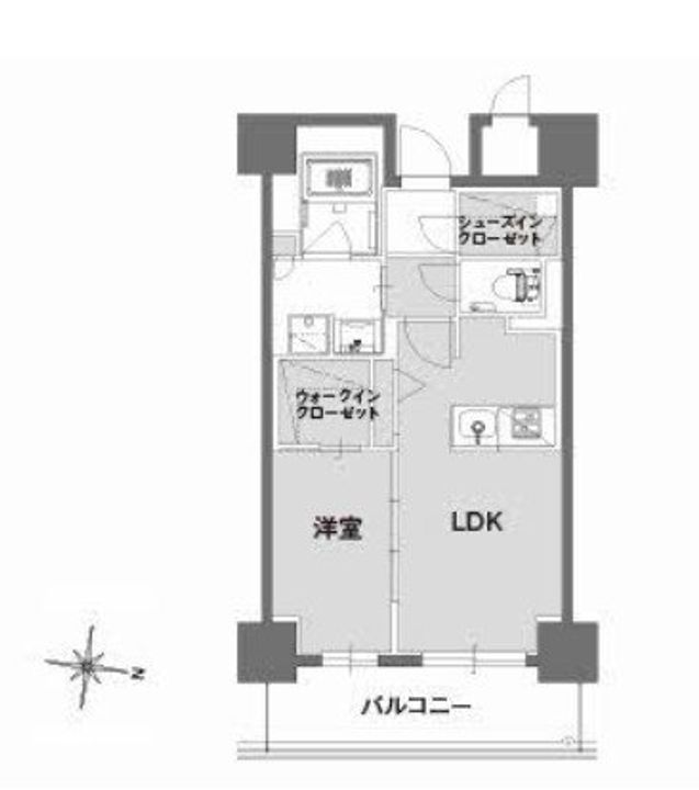 ルシェンヌ新大阪の間取り