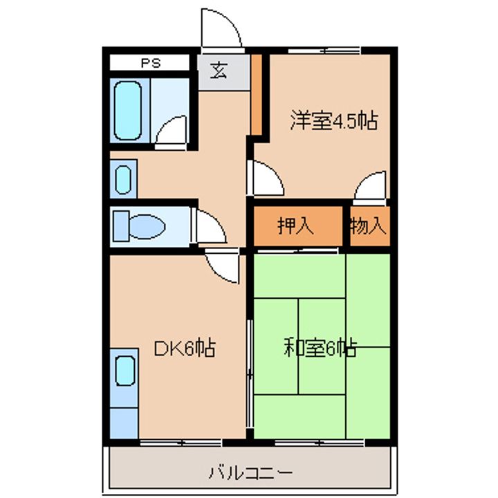 グランドハイム武内の間取り
