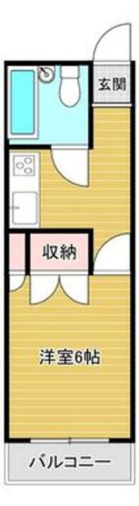 コーポカサブランカの間取り