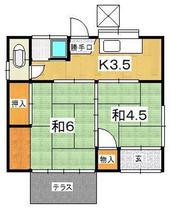 神奈川県小田原市清水新田(一戸建)の賃貸物件の間取り