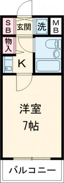 ライオンズマンションお花茶屋駅前通りの間取り