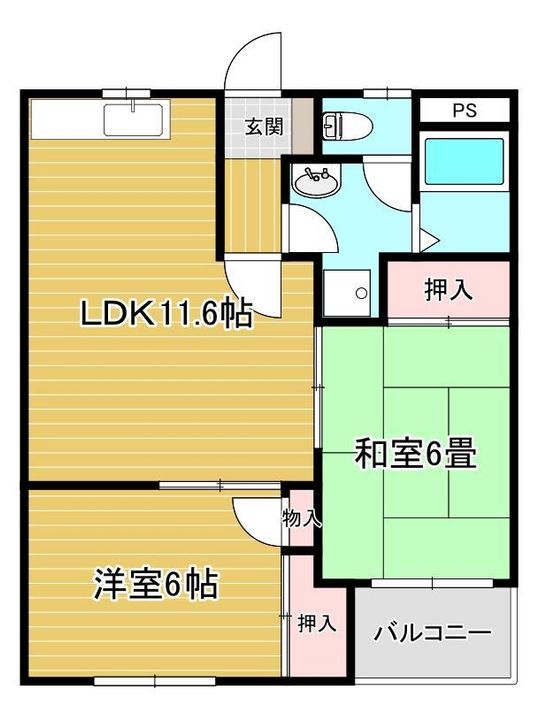 ジュンハイツIの間取り