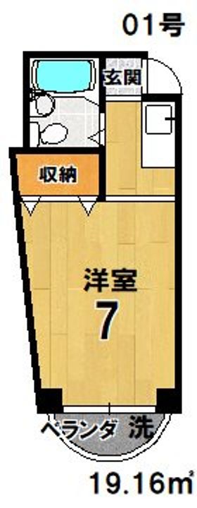 NKTハイツの間取り