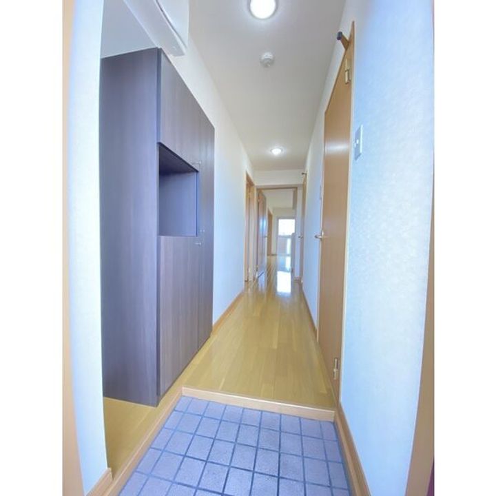 栃木県佐野市高萩町(マンション)の賃貸物件の玄関