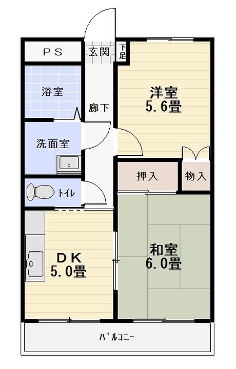第2寿町マンションの間取り