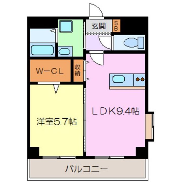 LA PAISIBLE(ラ・ペジブル)の間取り