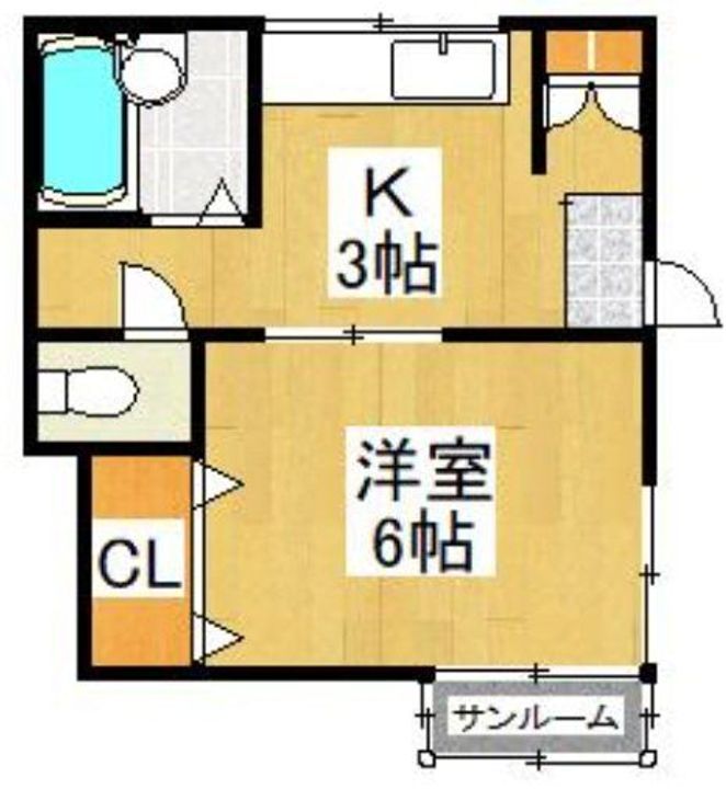 埼玉県志木市柏町2(アパート)の賃貸物件の間取り