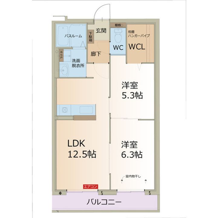 リーフ長津良の間取り