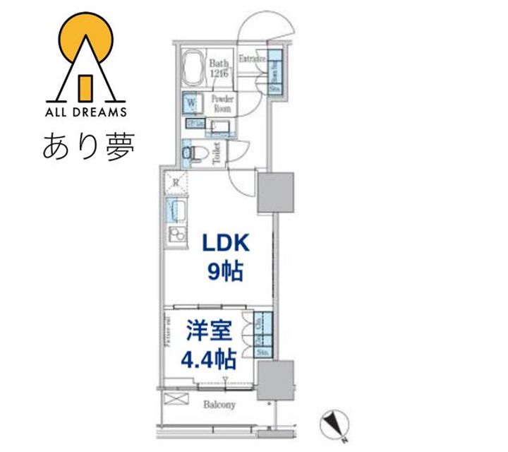 神奈川県横浜市中区相生町3(マンション)の賃貸物件の間取り
