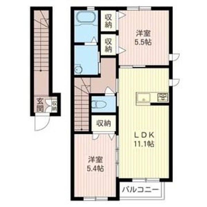 エスターテの間取り