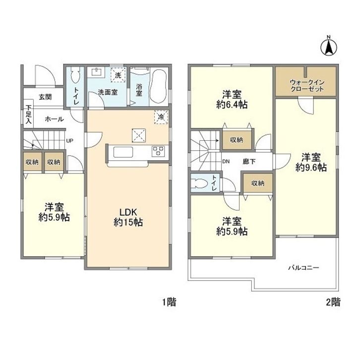 東京都八王子市大楽寺町(一戸建)の賃貸物件の間取り
