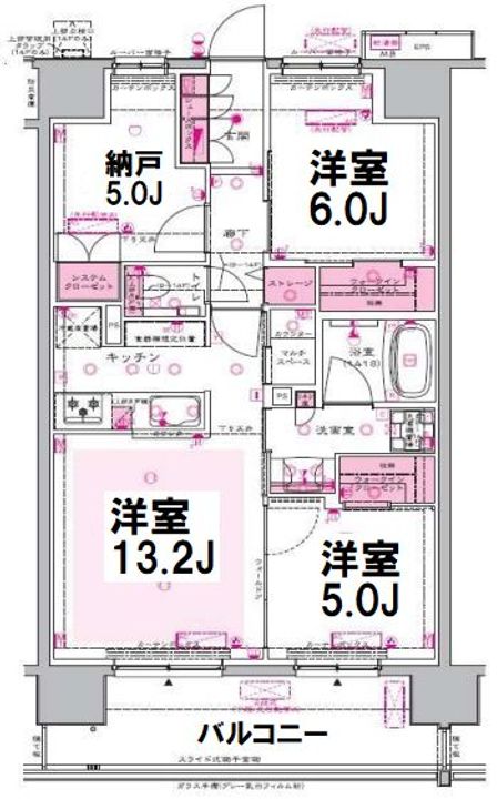 エクセレントシティ船橋グランライズの間取り