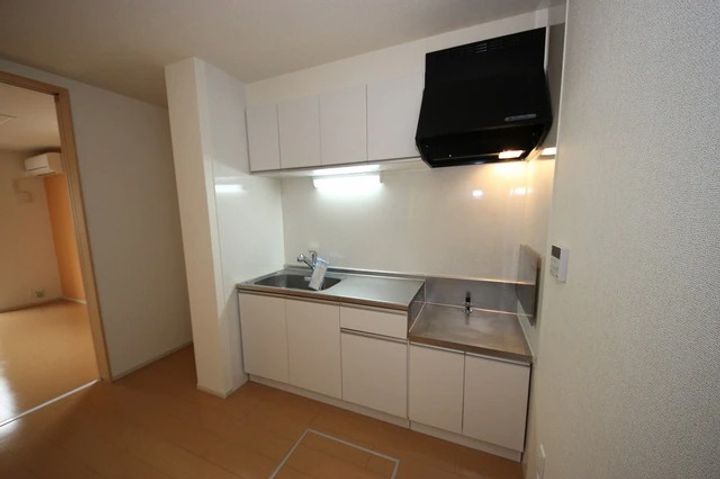 広島県江田島市能美町高田(アパート)の賃貸物件のキッチン
