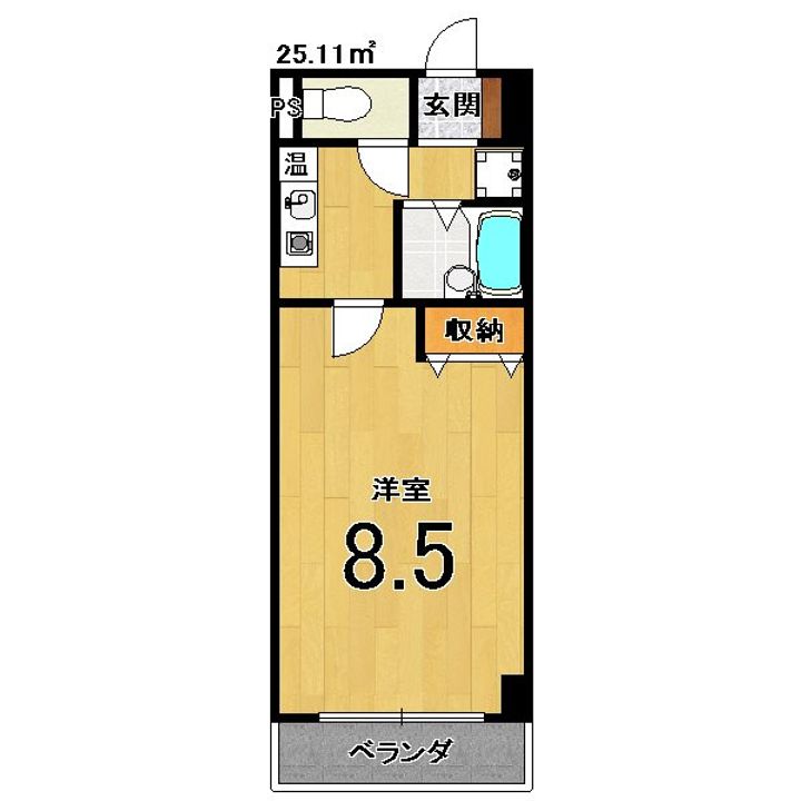 SUN VISTA四条の間取り