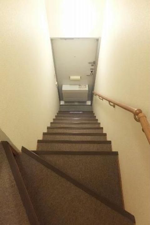 レオパレスアリーナIIの玄関