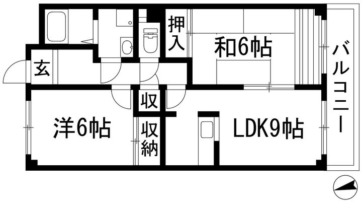 パークハイム瑞ケ丘の間取り