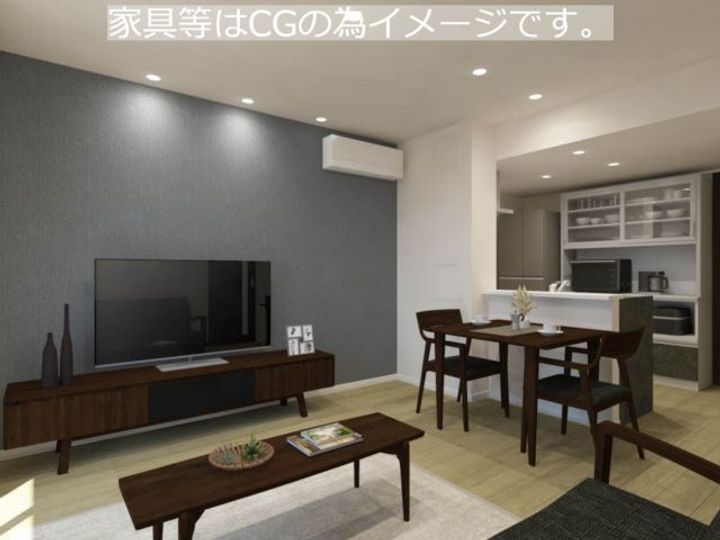 福島県郡山市桑野4(マンション)の賃貸物件の居間