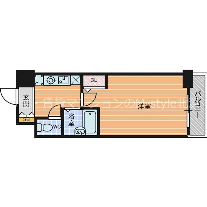 エスリード梅田東の間取り
