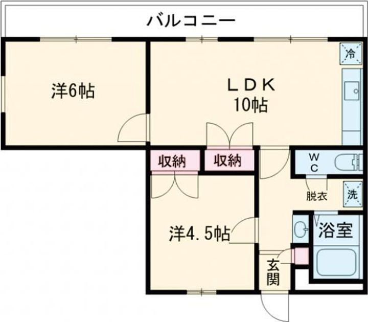 兵庫県明石市藤江(マンション)の賃貸物件の間取り